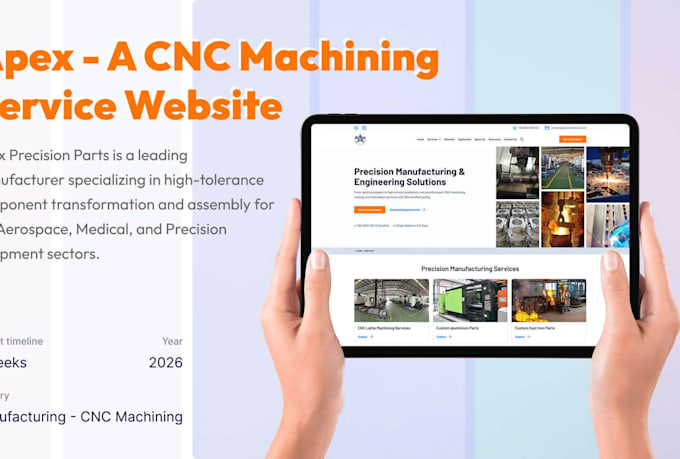 design and build a lead generating b2b manufacturing website