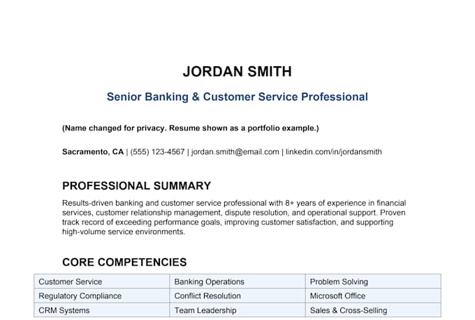 review your resume and provide professional feedback