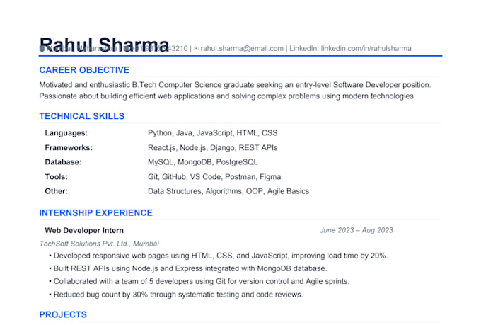 create a professional resume and cover letter using ai