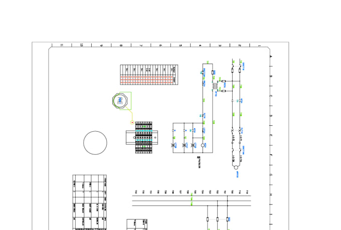convert PDF, image, or hand sketch electrical drawings into autocad
