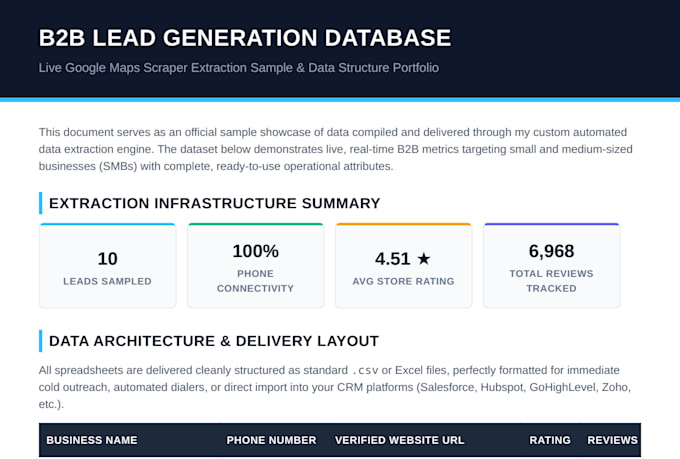 scrape google maps for targeted b2b leads and emails