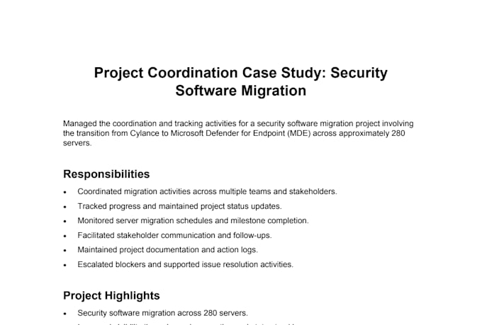 manage and coordinate your projects from start to finish