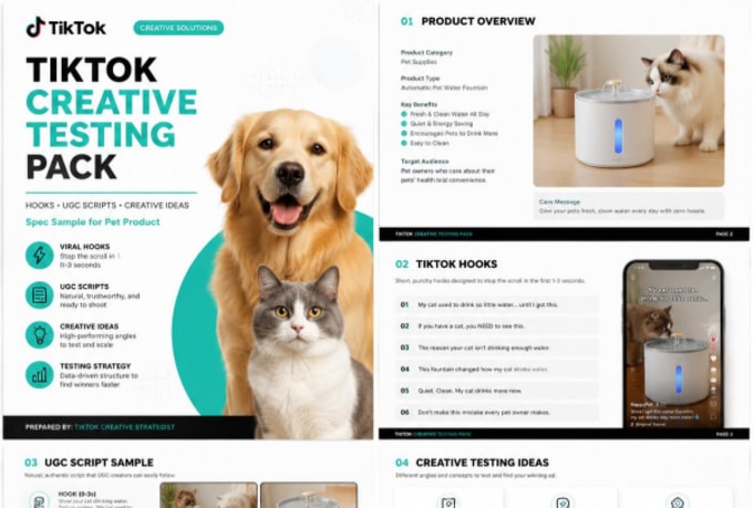 write tiktok hooks and ugc scripts for your product
