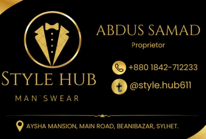 do modern luxury logo design and business card