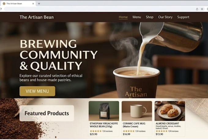 build a restaurant, cafe and bakery website in wordpress