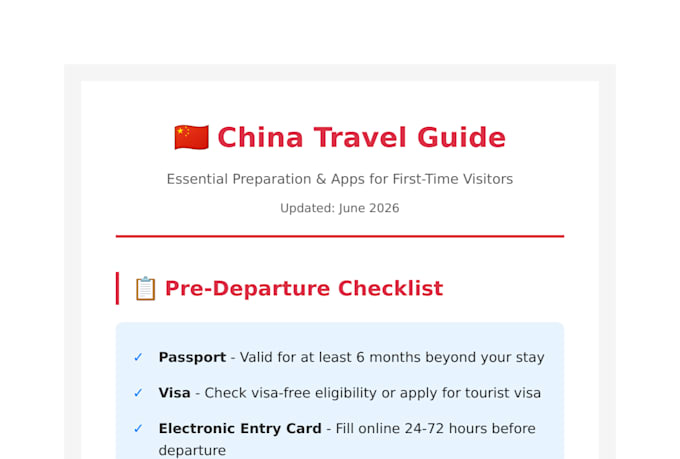 create a personalized china travel itinerary