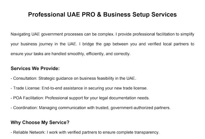 be your dubai pro and business setup consultant