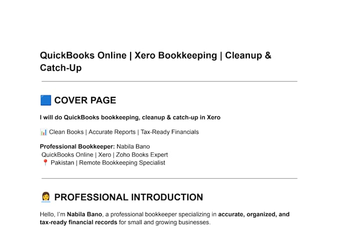 do quickbooks bookkeeping cleanup and catchup reconciliation