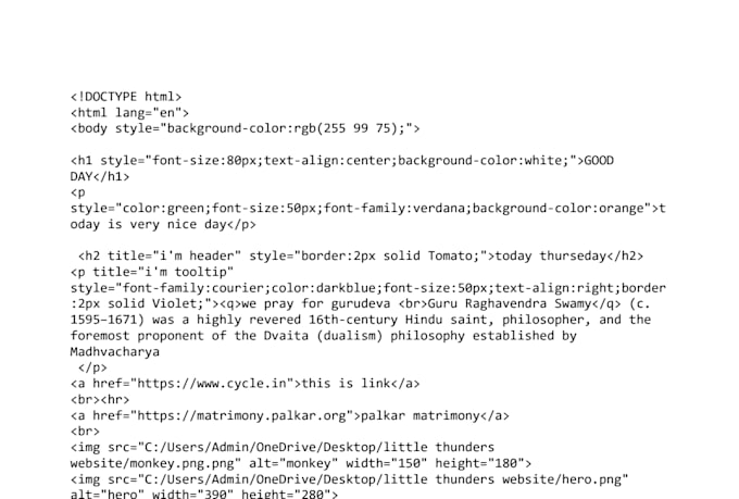 format HTML text, fix layout spacing, and update website content