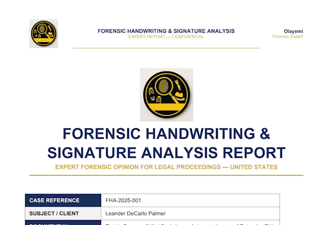 do forensic accounting, fraud investigation, computer forensic with report