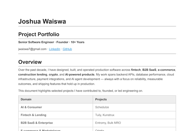 build or fix your backend API