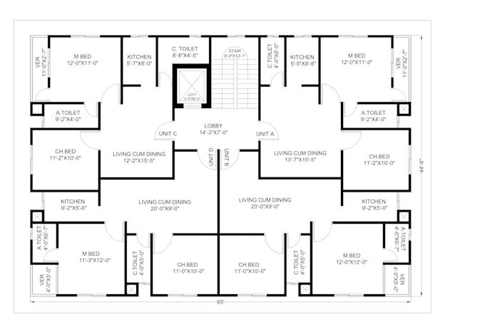 do 2d floor plans autocad architectural plans and house plans