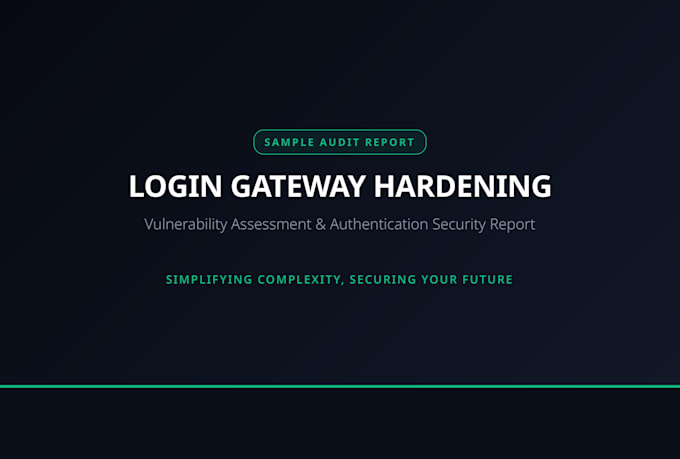 manually test your website login page for security vulnerabilities