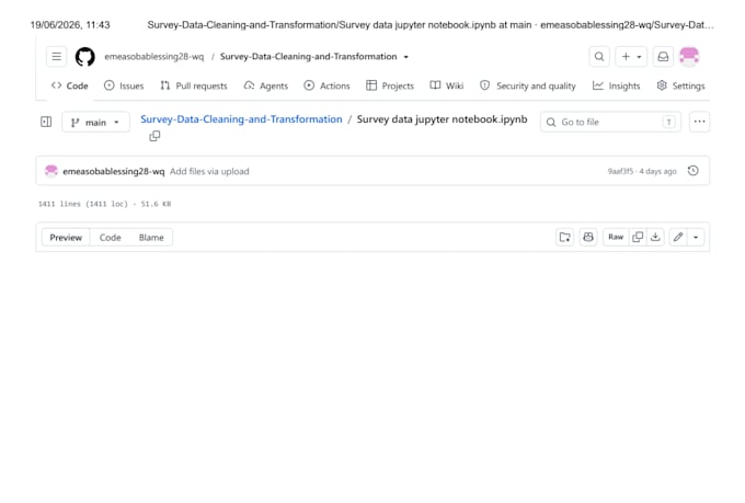 clean and organize your data