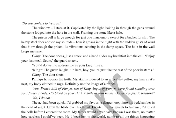 write stories for your fantasy or sci fi world