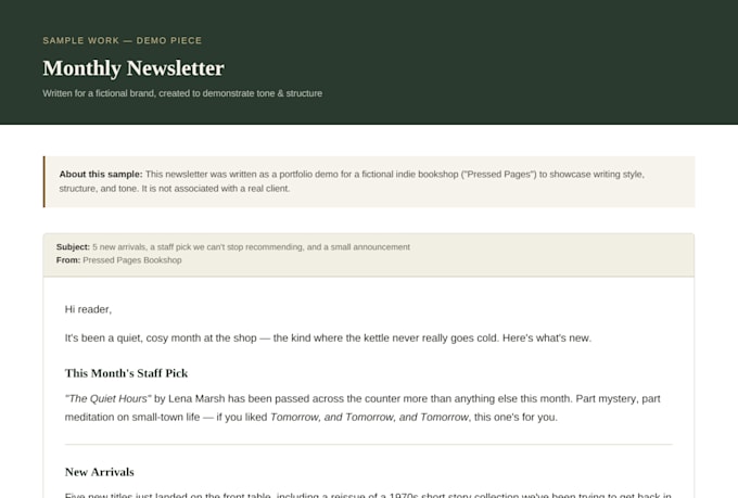 write professional copywriting for your emails and business