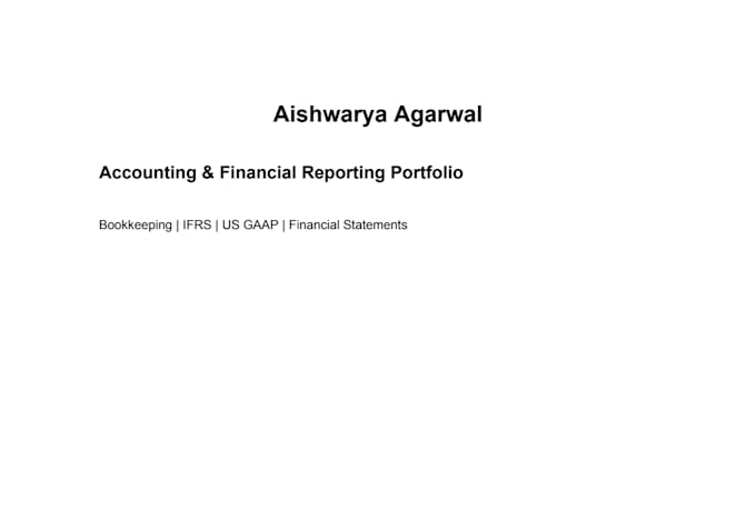 provide accounting, bookkeeping, financial reporting