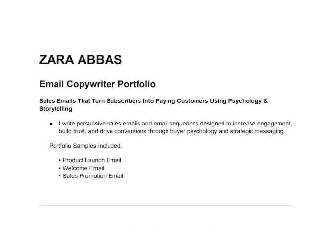 write high converting sales emails and email sequences