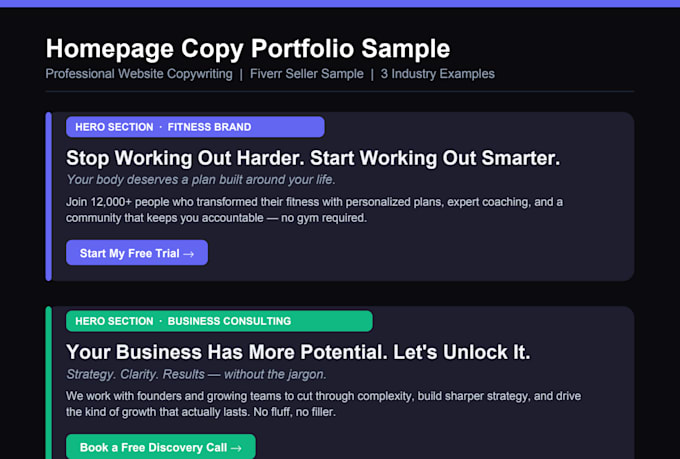 write homepage copy that turns visitors into buyers