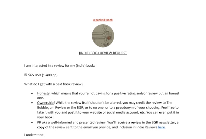 read and review your indie book