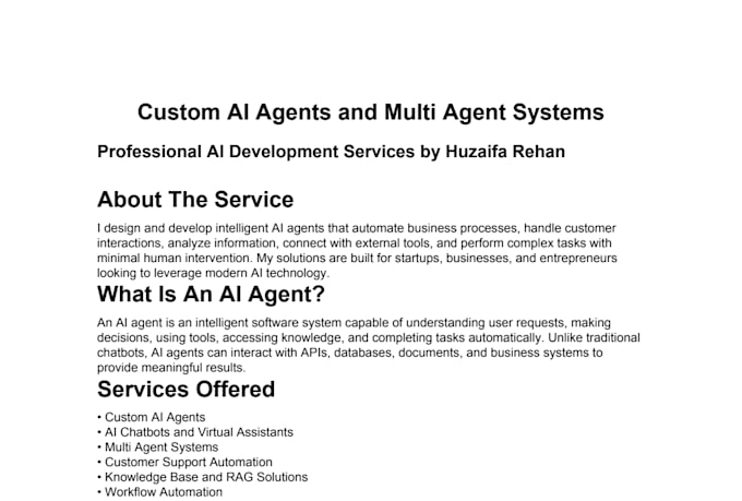 build custom ai agents