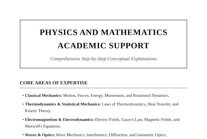 assist you in physics and math problems step by step