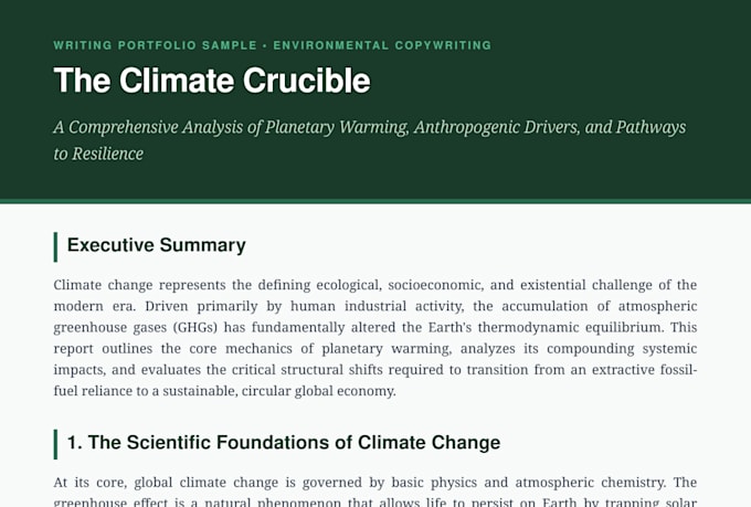 do research and write a summary