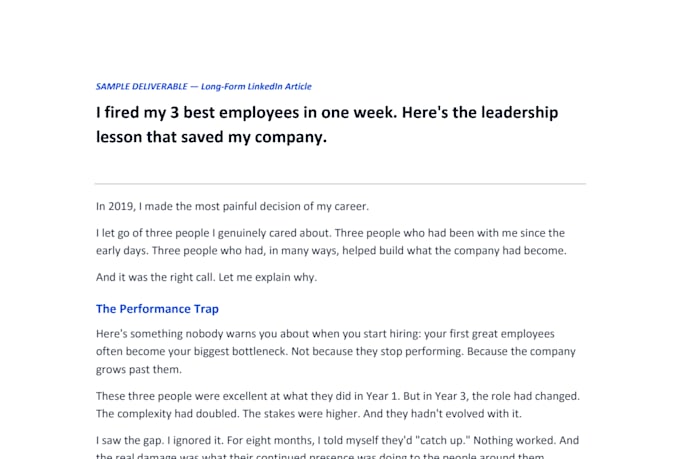 write viral linkedin posts for founders and executives