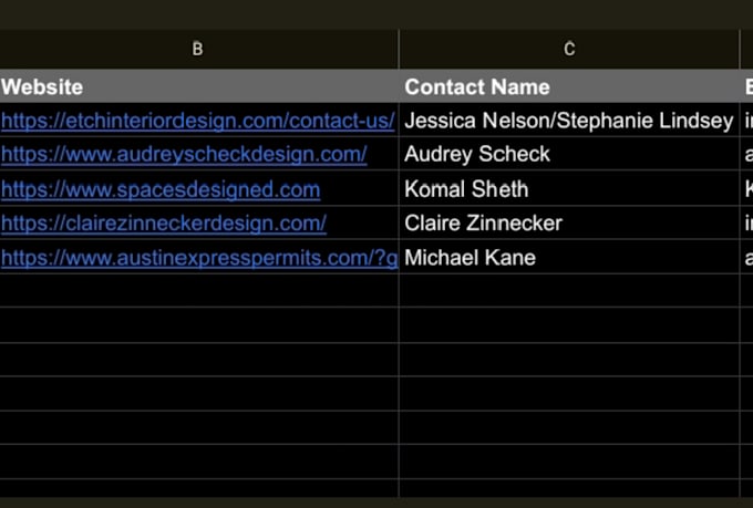 help entrepreneurs by entering data