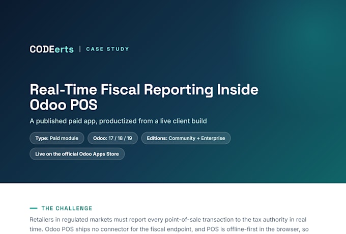 do custom odoo module development