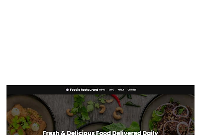 build a modern responsive HTML CSS javascript landing page
