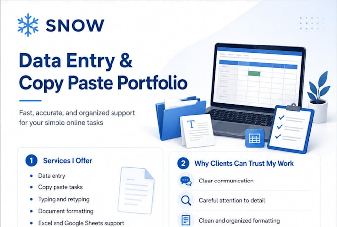 do data entry and copy paste