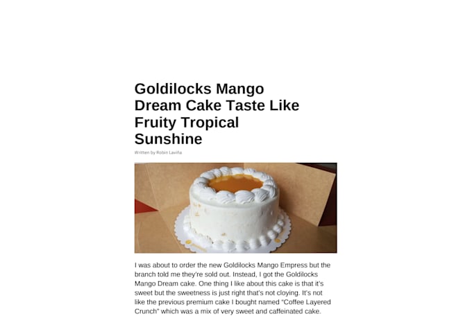 write high quality food blog posts for your hungry readers
