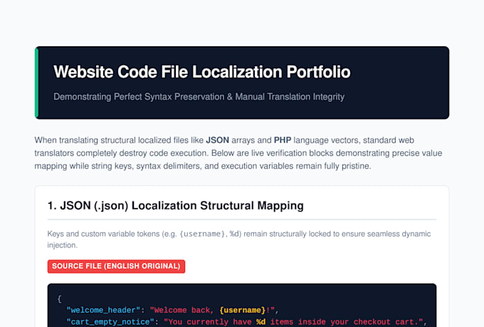 translate json csv php files and website localization