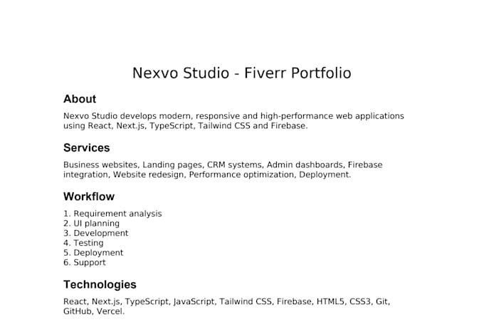 develop a modern responsive website using react nextjs