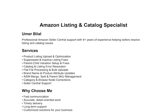 fix amazon listing errors, suppressed and inactive listings