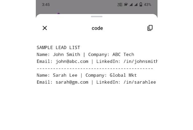 generate b2b leads and build targeted lead lists