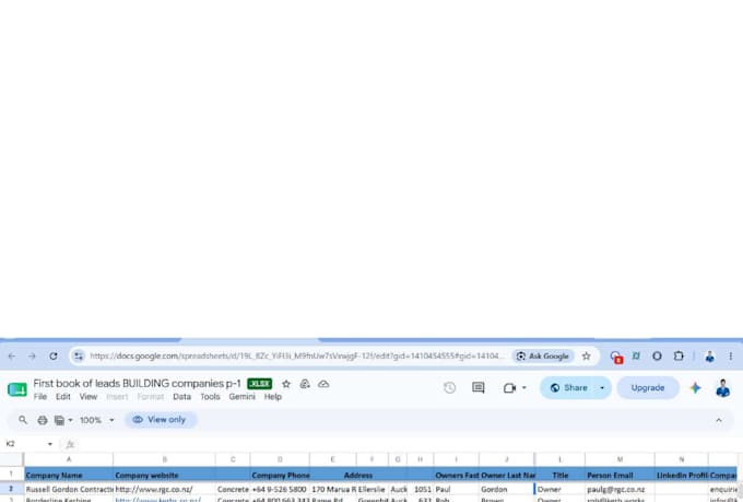 do professional b2b lead generation and targeted email list