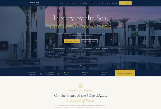 develop a professional website for your local business