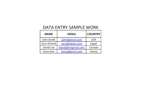 do accurate data entry and excel spreadsheets work
