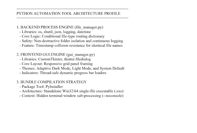 develop python scripts for automation and file processing
