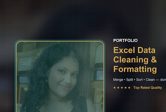 clean, format, merge, split and sort data in excel