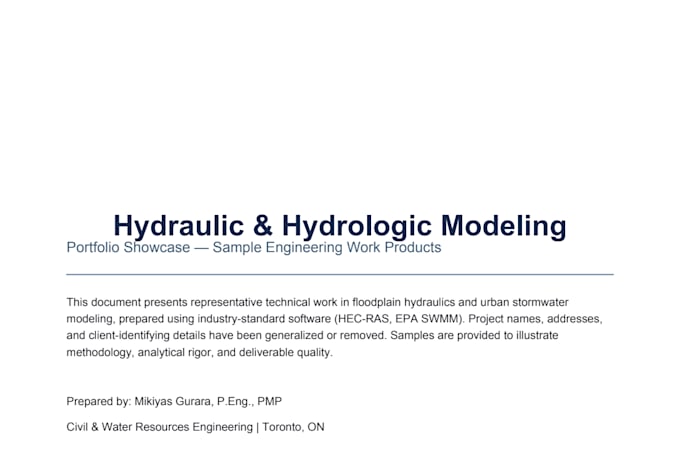 prepare a no rise study using hecras for floodway permit