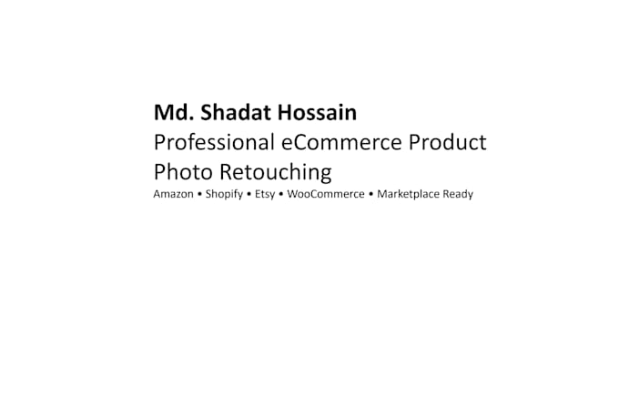 retouch product photos for ecommerce