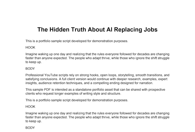 write engaging tech, ai and business youtube scripts