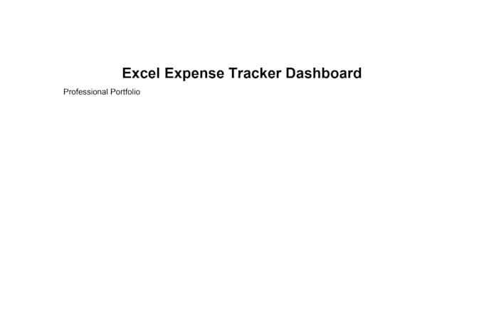 create a custom excel budget and expense tracker
