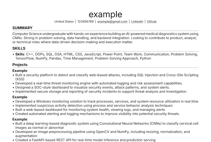 rewrite your ats resume,linkedin