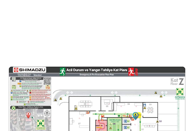 reate a professional fire evacuation plan for buildings offices schools comm