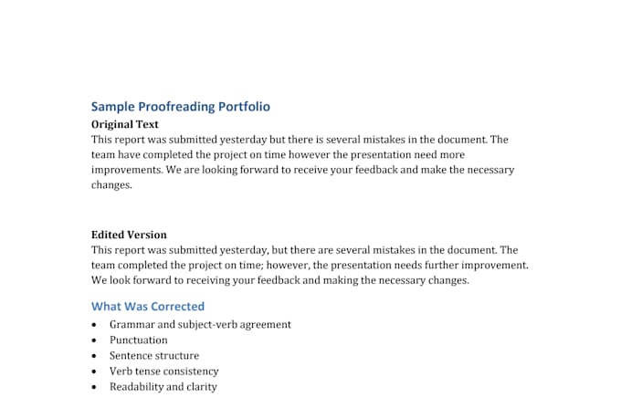 proofread and edit your blog