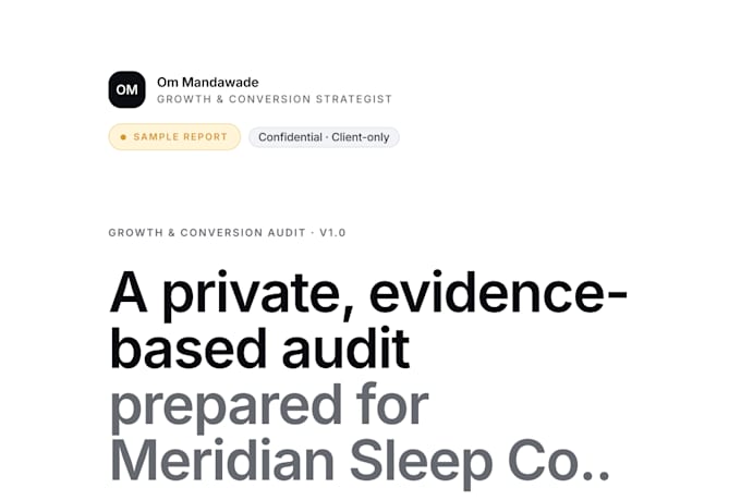 audit your website for higher conversions
